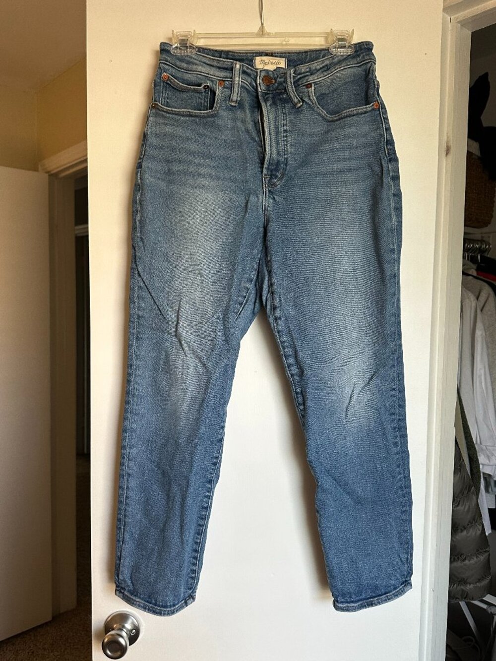 Size 29, Madewell 'The Curvy Perfect Vintage Jean', Vintage Blue Wash